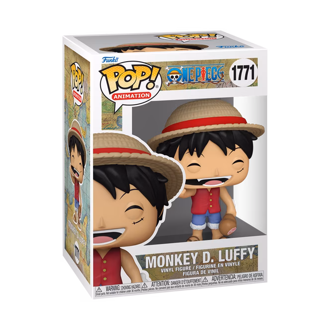 GameStop Funko POP! Animation: One Piece (Refresh) Luffy 4.3-in Vinyl Figure