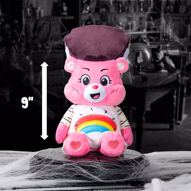 GameStop Care Bears x Universal Monsters Cheer as Bride of Frankenstein Fun Size 9-in Plush