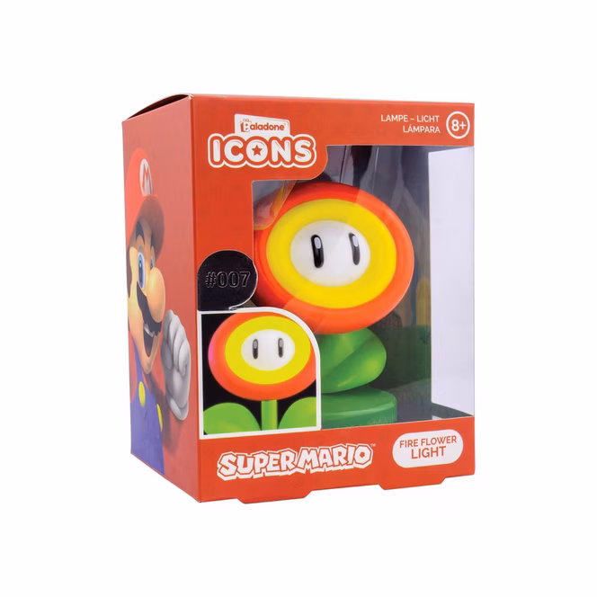 GameStop Super Mario Fire Flower Icon Light