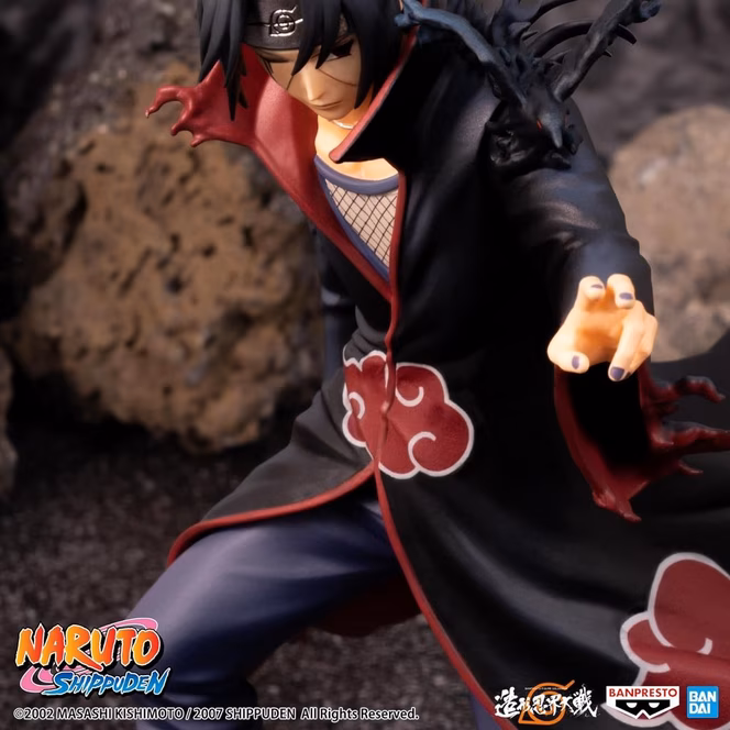 GameStop Banpresto Naruto Shippuden Uchiha Itachi Colosseum 5.9-in Figure