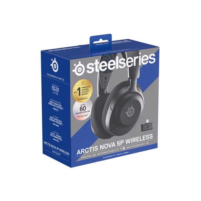 GameStop SteelSeries Arctis Nova 5P Wireless Gaming Headset for PlayStation 5
