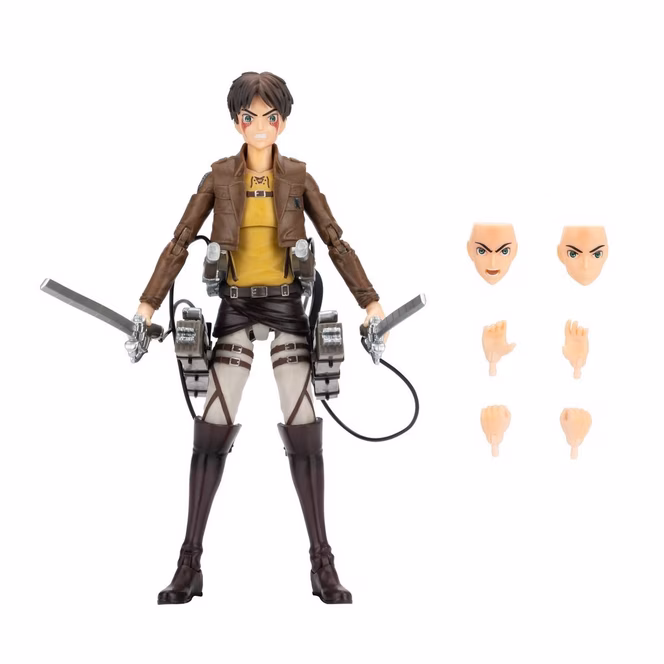 GameStop Jazwares Attack on Titan Eren Yeager 6.5-in Action Figure