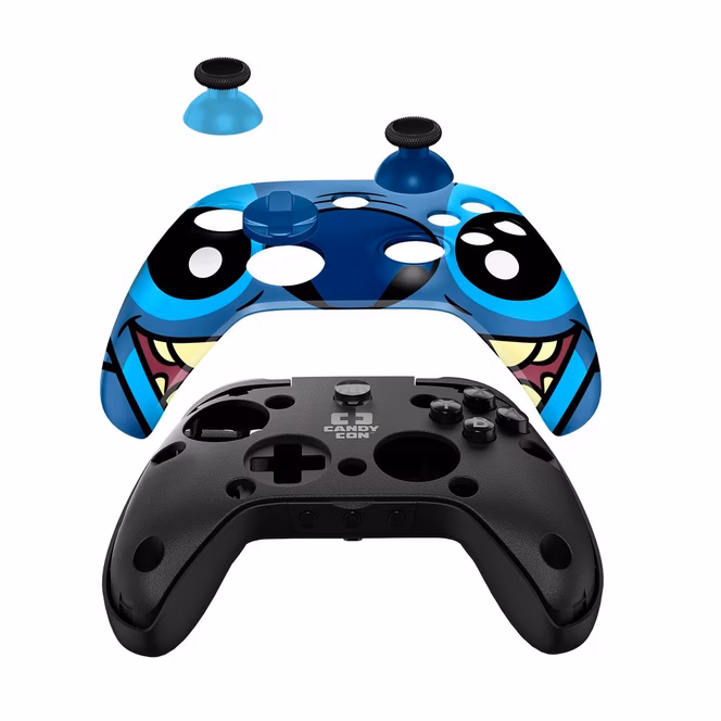 GameStop CANDY CON x Disney Lilo and Stitch - Stitch Combo Pack Controller Kit GameStop Exclusive