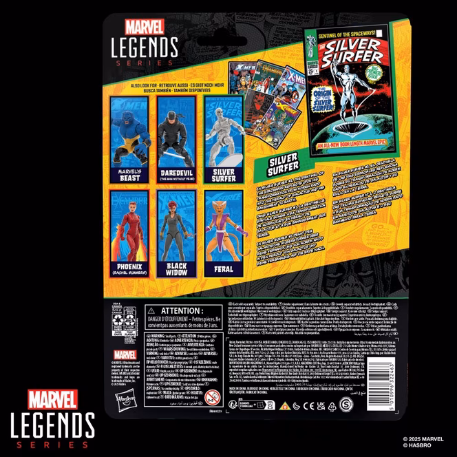 GameStop Marvel Legends Series Fantastic Four Silver Surfer (Issue 1) 6-in Action Figure