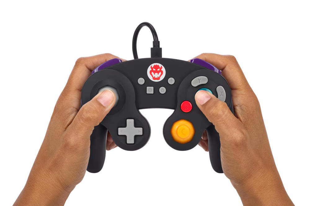 GameStop PowerA GameCube Style Wired Controller for Nintendo Switch - Bowser