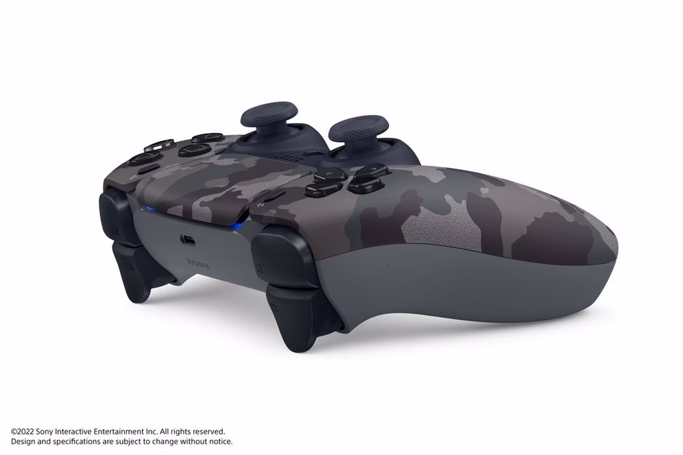 GameStop Sony DualSense Wireless Controller for PlayStation 5 - Gray Camouflage