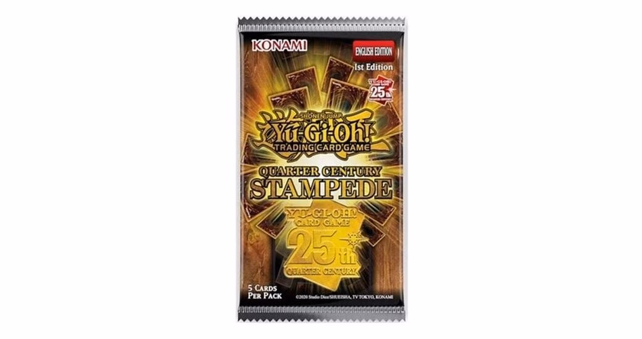 GameStop Yu-Gi-Oh! Quarter Century Stampede Sleeved Booster Pack