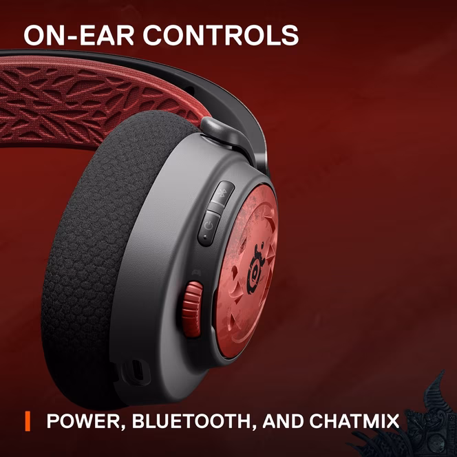 GameStop SteelSeries Arctis Nova 7 Limited Edition Diablo IV Wireless Gaming Headset for PlayStation 4/5, Switch, and PC