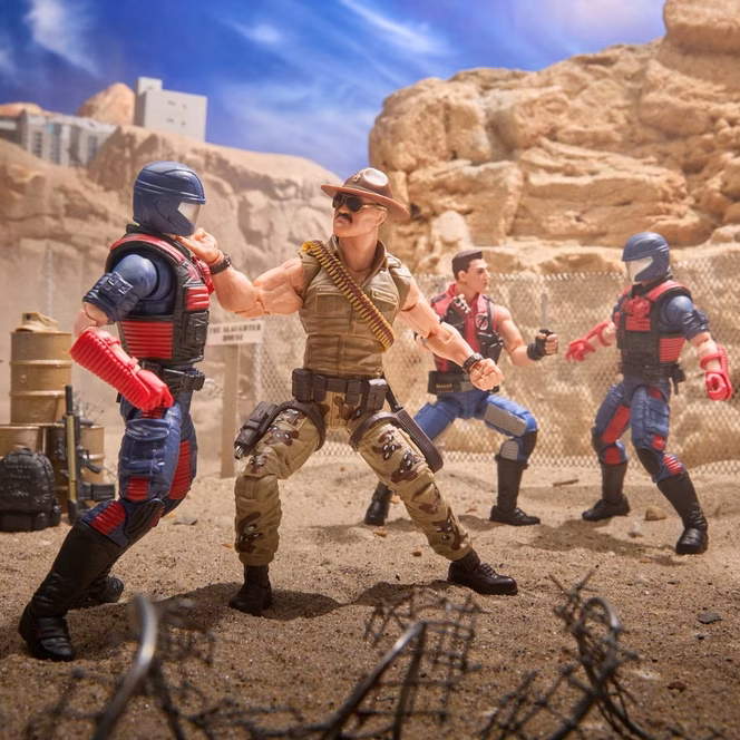 GameStop Hasbro G.I. Joe Classified Series G.I. Joe SGT Slaughter and Felix Mercer Stratton 6-in Action Figure Set 2-Pack