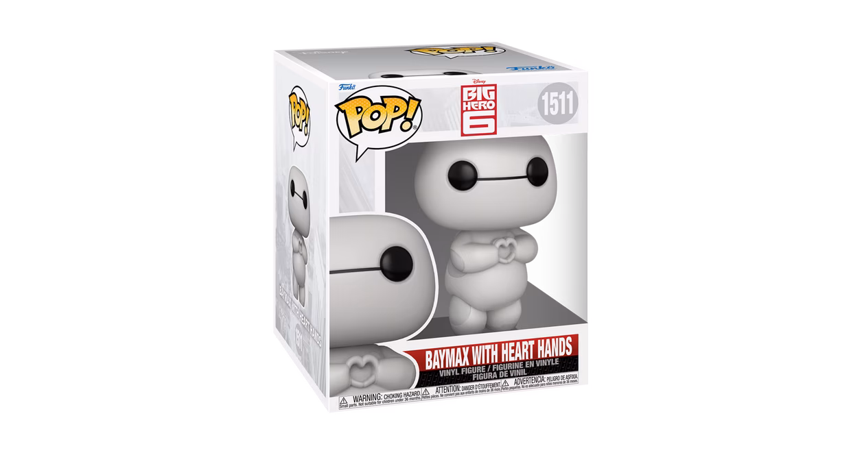 GameStop Funko POP! Super: Big Hero 6 Baymax (Heart Hands) 6-in Vinyl Figure