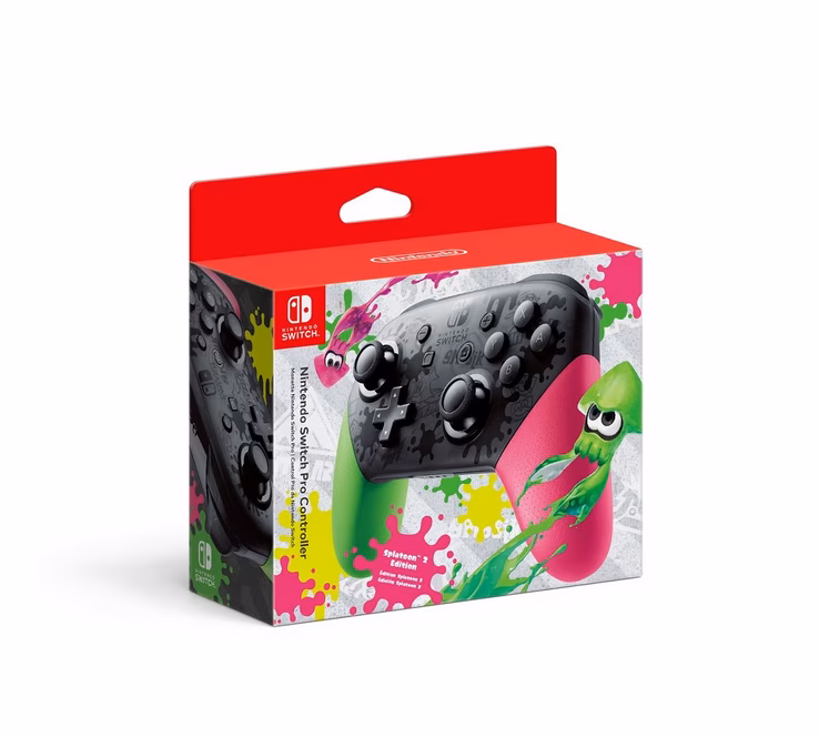 GameStop Nintendo Switch Splatoon 2 Pro Controller