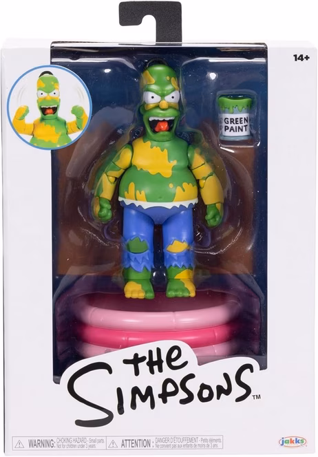 GameStop The Simpsons Premium Furious Homer 5-In Action Figure