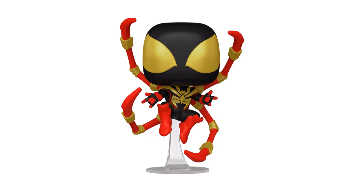 GameStop Funko POP! Marvel: Spider-Man Comics Miles Morales (Iron Spider) (or Chase) 4.6-in Vinyl Bobblehead Figure
