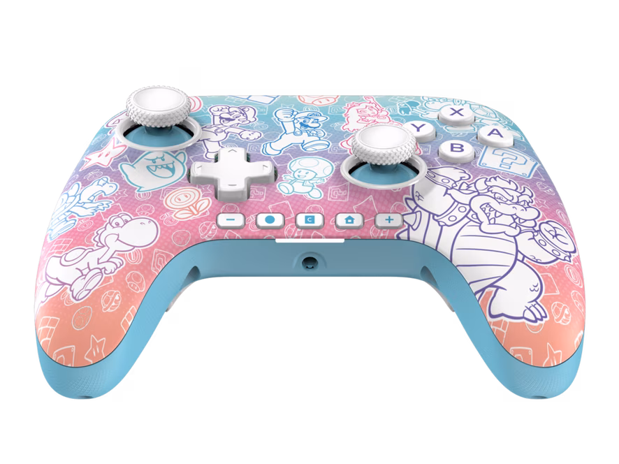 GameStop PowerA Advantage Wired Controller for Nintendo Switch 2 - Mushroom Kingdom