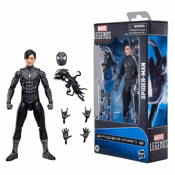 GameStop Hasbro Marvel Legends Series Spider-Man 3 - Spider-Man Angry Suit 6-in Action Figure