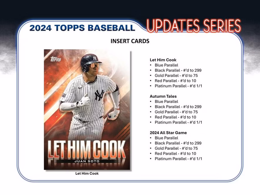 GameStop Topps 2024 MLB Baseball Updates Value Box