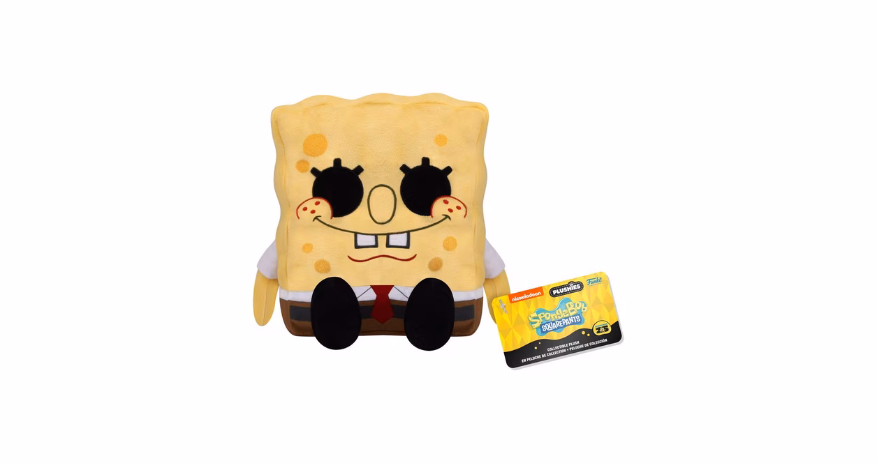 GameStop Funko Plush: SpongeBob SquarePants 25th Anniversary Spongebob 7-in Collectible Plush