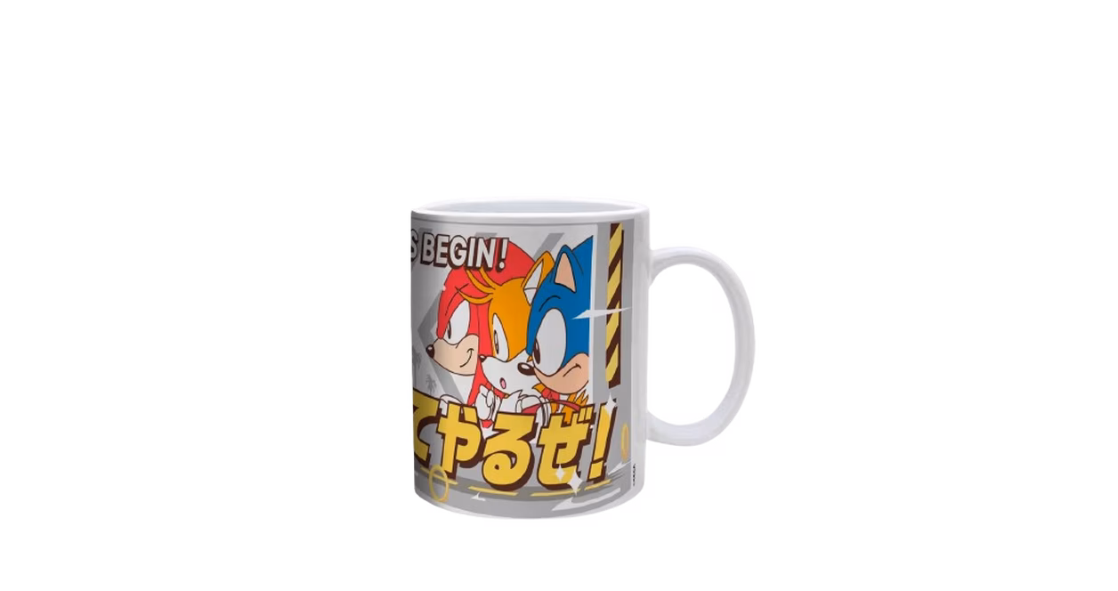GameStop Sonic The Hedgehog Let's Begin 11oz Mug