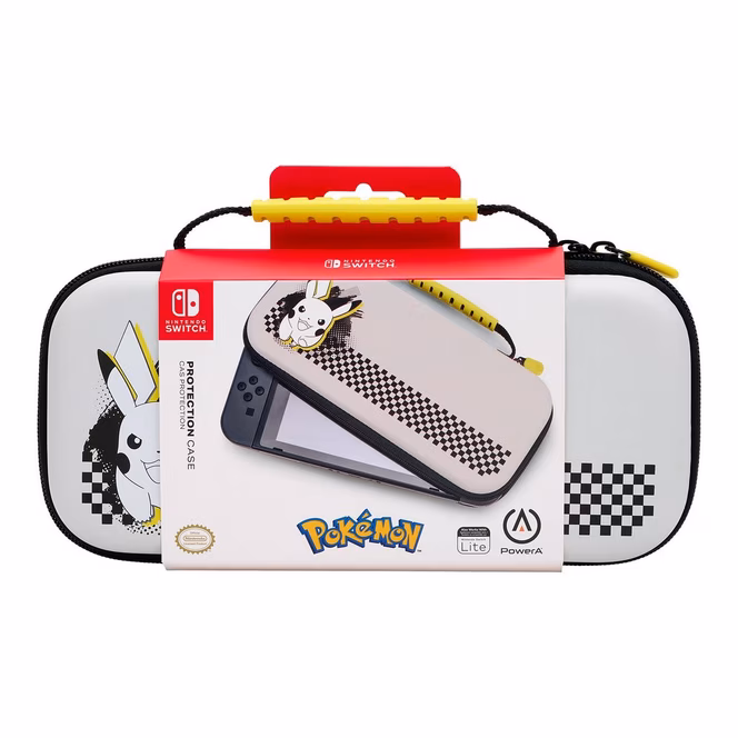 GameStop PowerA Pokemon Pikachu Checks Protection Case for Nintendo Switch and Nintendo Switch Lite