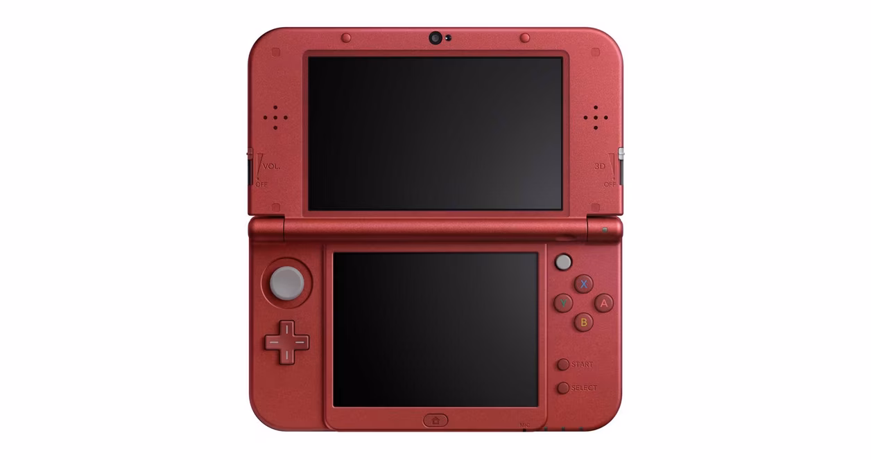 GameStop New Nintendo 3DS XL Handheld Console - Red