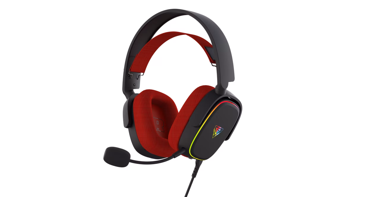 GameStop GameStop Gaming Headset with Reface Plate System, 50mm Driver and 7.1 Surrounding Sound - Reface Headset