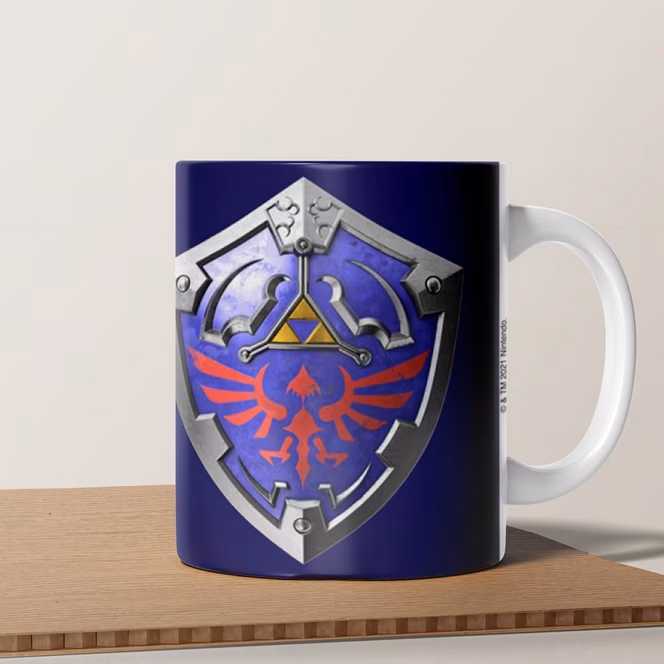 GameStop The Legend of Zelda Link Shield 11oz Mug