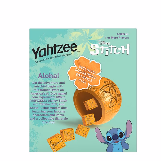 GameStop YAHTZEE Disney Stitch Board Game