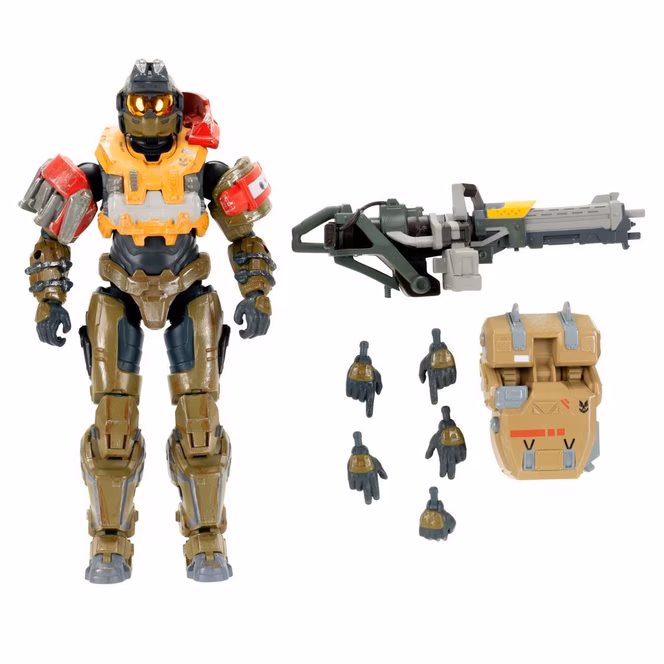 GameStop Jazwares Halo Reach The Spartan Collection Noble Team 6-Pack Figure Set