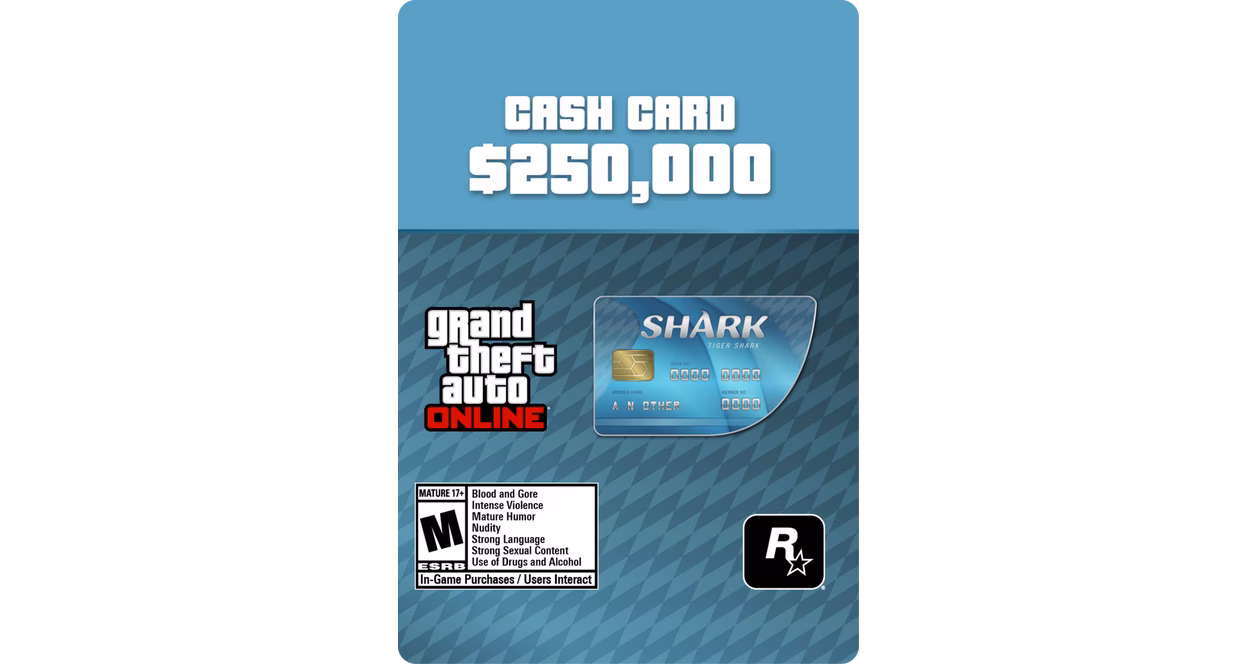 GameStop Grand Theft Auto Online: The Tiger Shark Cash Card - Xbox Series X