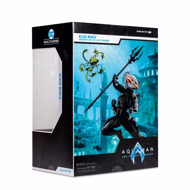 GameStop McFarlane Toys DC Multiverse Aquaman and The Lost Kingdom Black Manta 12-in Statue