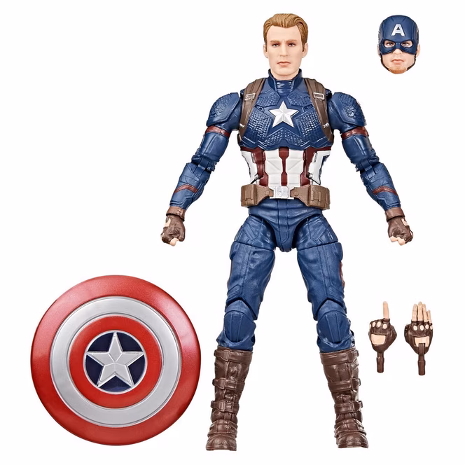 GameStop Hasbro Marvel Legends Studio Series Avengers: Endgame Captain America 6-in Action Figure