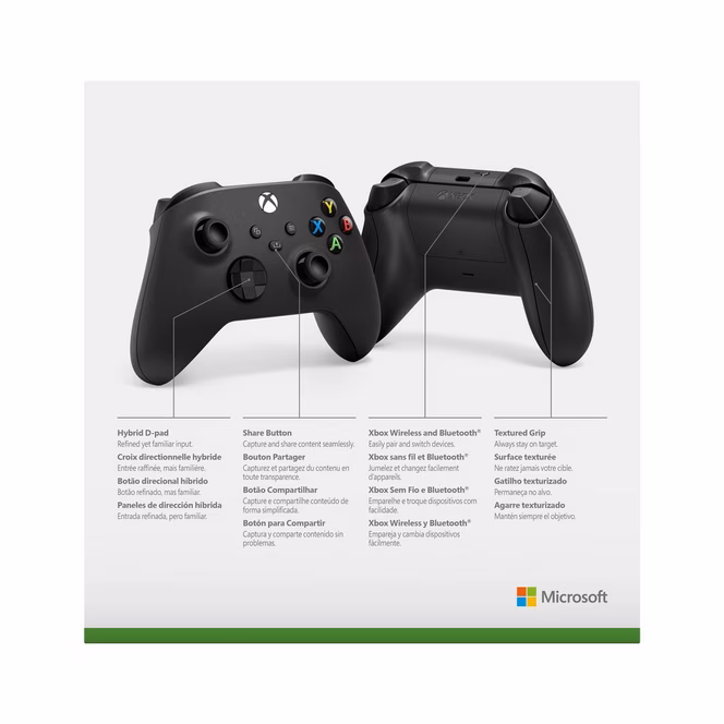 GameStop Microsoft Xbox Series X Wireless Controller Carbon Black