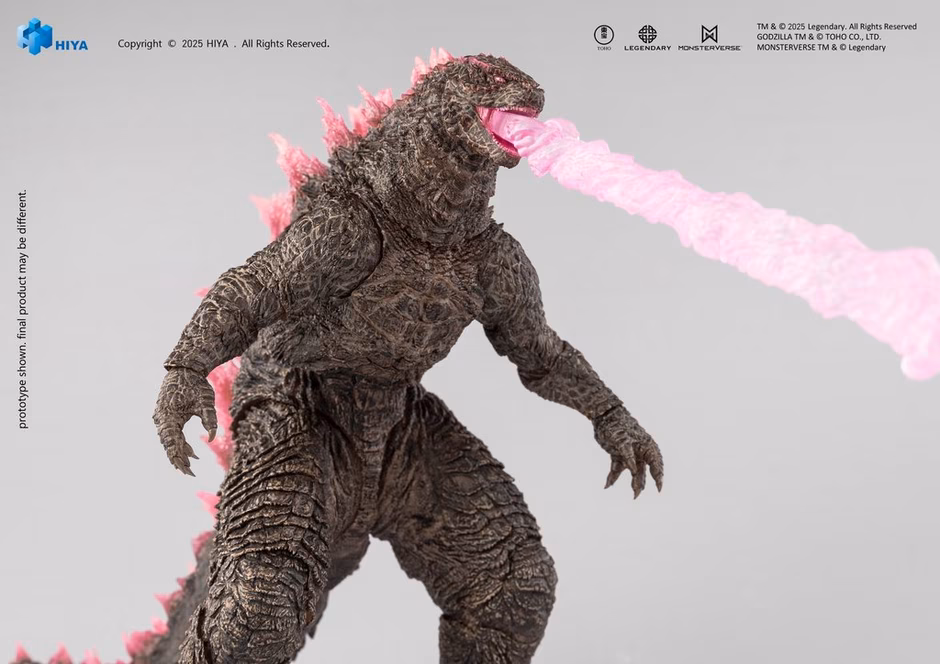 GameStop HIYA Exquisite Basic Series Godzilla x Kong The New Empire Godzilla (Heat Ray Godzilla Evolved Ver.) 6-in Action Figure