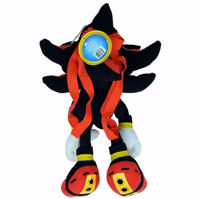 GameStop Sonic the Hedgehog Shadow the Hedgehog 24-in Plush Backpack