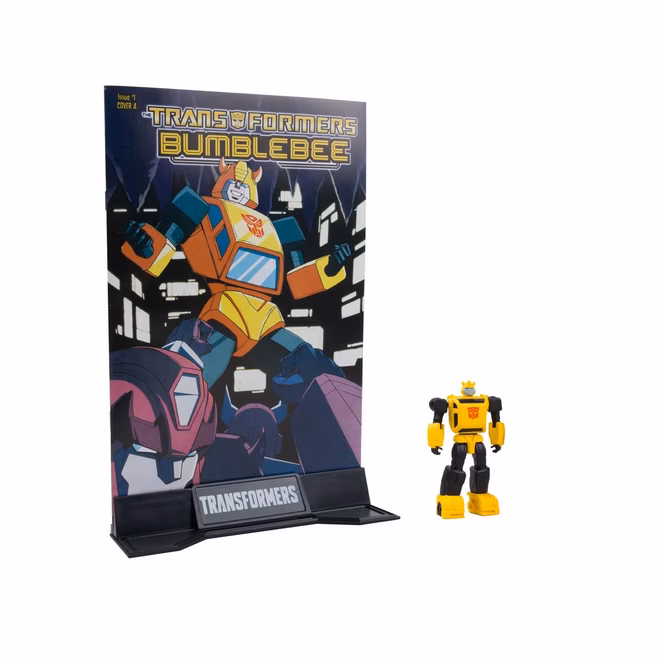 GameStop McFarlane Toys Transformers Bumblebee and Wheeljack 3-in Figure Set with 2 Comics