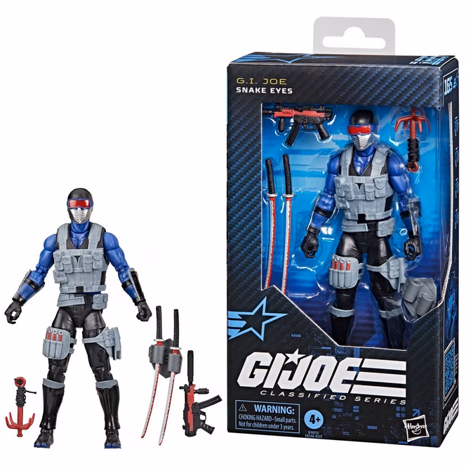 GameStop Hasbro G.I. Joe Classified Series Snake Eyes (Issue 165) 6-in Figure