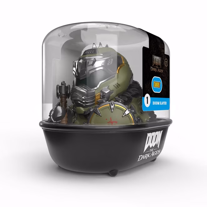 GameStop Tubbz Doom Dark Ages Tubbz Doom Slayer (1st Edition) 3.54-in Collectible Rubber Duck