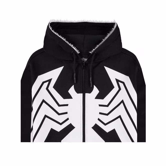 GameStop Geeknet Marvel Venom Novelty Zip Up Hoodie GameStop Exclusive