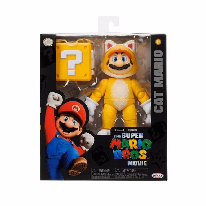 GameStop Jakks Pacific The Super Mario Bros. Movie Cat Mario 5-in Figure