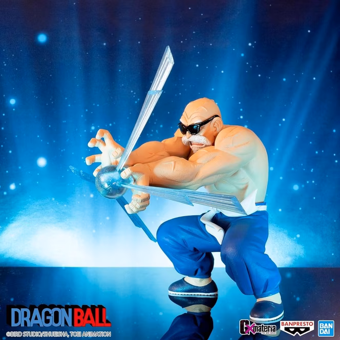 GameStop Banpresto Dragon Ball Z Master Roshi (Materia Kamesennin) 5.1-in Statue