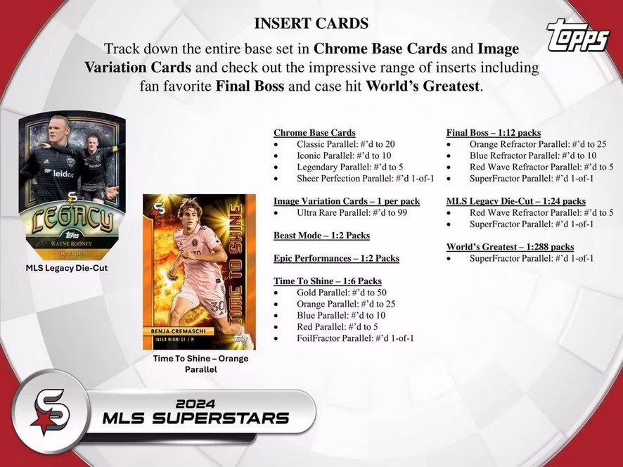 GameStop 2024 Topps MLS Soccer Superstars Value Box