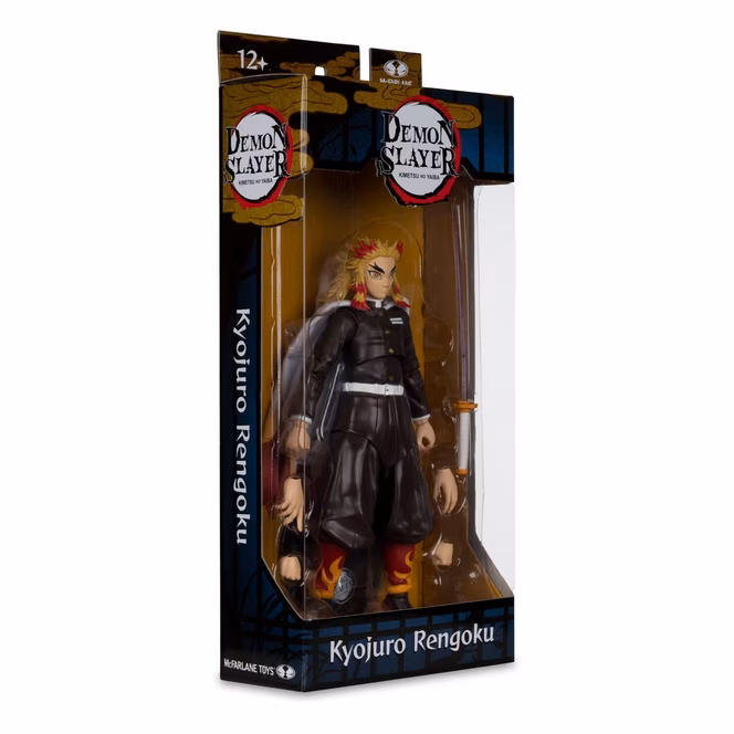 GameStop McFarlane Toys Demon Slayer: Kimetsu No Yaiba Kyojuro Rengoku 7-in Action Figure