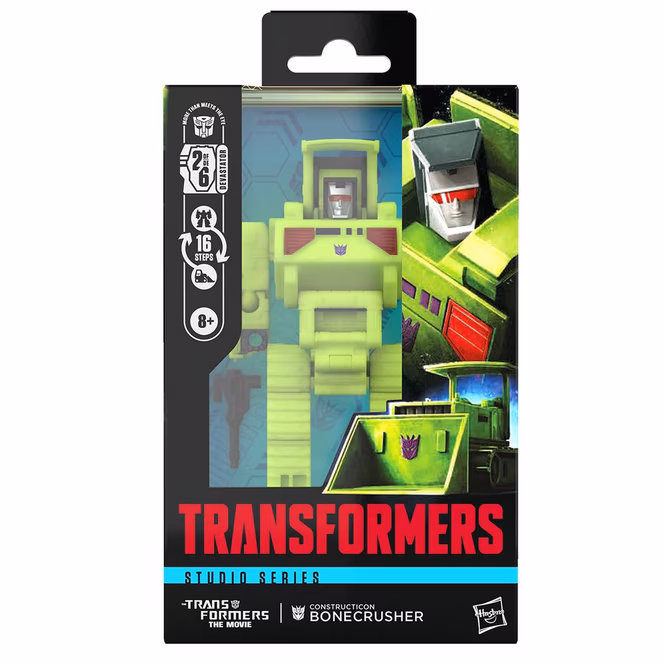 GameStop Hasbro Transformers Toys Studio Series Deluxe Class Transformers: The Movie Bonecrusher 4.5-in Action Figure