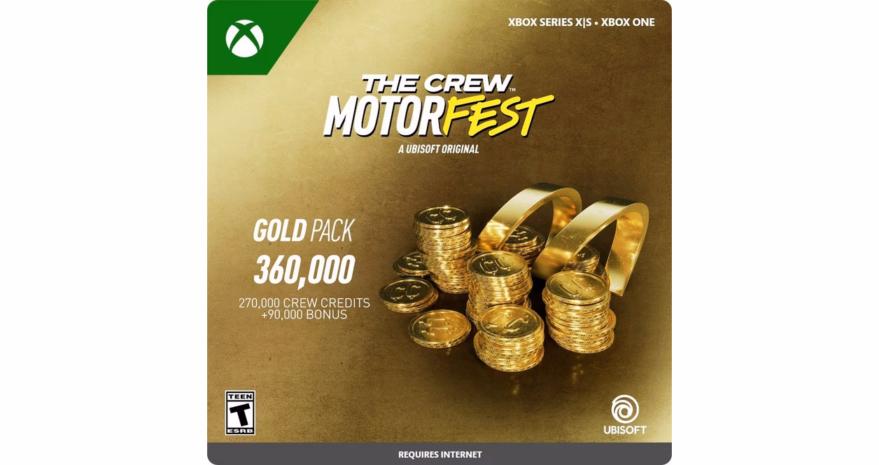 GameStop The Crew Motorfest Virtual Currency Gold Pack - Xbox Series X