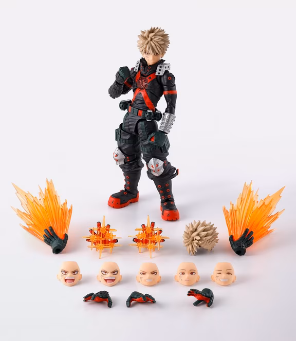 GameStop Tamashii Nations S.H.Figuarts My Hero Academia Katsuki Bakugo (The Beginning) 5.7-in Action Figure