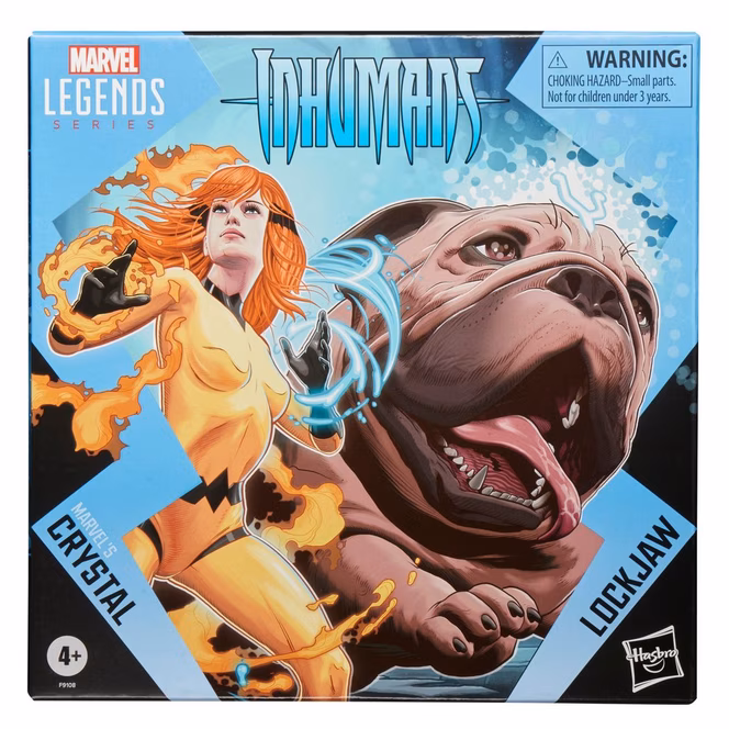 GameStop Hasbro Marvel Legends Marvel's Crystal and Lockjaw Figure Set