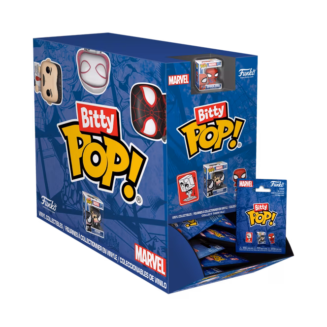 GameStop Funko Bitty POP! Marvel Spider-Man Vinyl Figure Blind Bag (Styles May Vary)