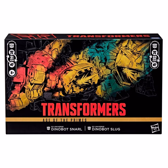 GameStop Hasbro Transformers Generations Selects Age of the Primes Leader Class G2 Universe Dinobot Slug and Dinobot Snarl 2-Pack