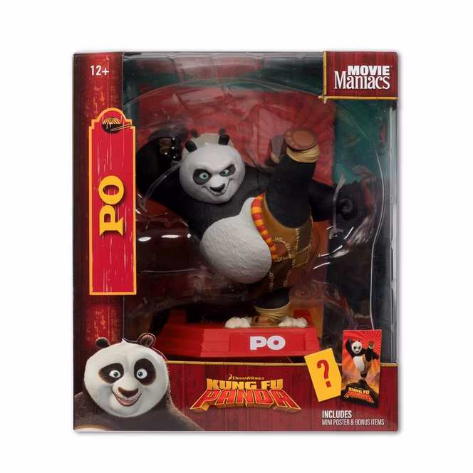 GameStop McFarlane Toys Movie Maniacs NBC 2008 Kung Fu Panda 6-in Statue