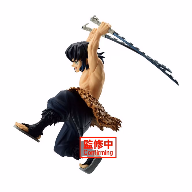 GameStop Banpresto Demon Slayer: Kimetsu no Yaiba Vibration Stars Inosuke Hashibira 8.3-in Action Figure
